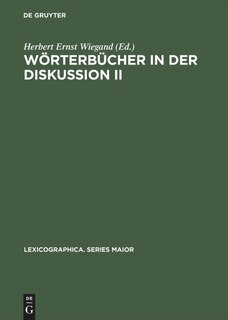 Front cover_Wörterbücher in der Diskussion II