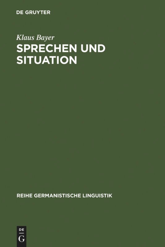 Front cover_Sprechen und Situation