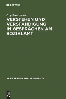 Front cover_Verstehen und Verständigung in Gesprächen am Sozialamt