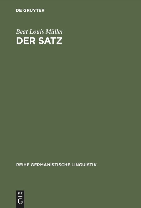 Front cover_Der Satz