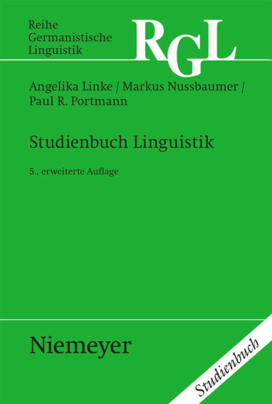 Front cover_Studienbuch Linguistik
