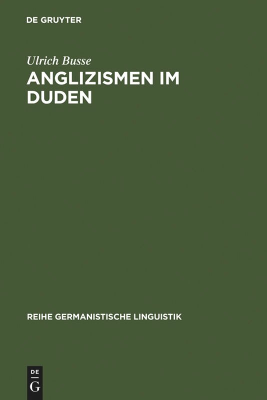 Front cover_Anglizismen im Duden