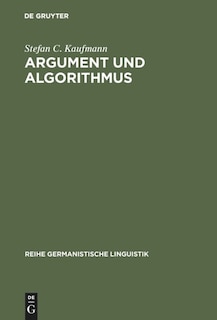 Front cover_Argument und Algorithmus