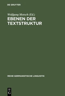 Front cover_Ebenen der Textstruktur
