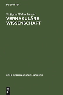 Front cover_Vernakuläre Wissenschaft