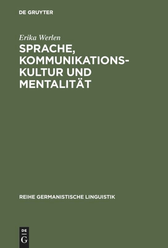 Front cover_Sprache, Kommunikationskultur und Mentalität