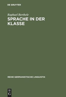 Front cover_Sprache in der Klasse