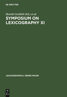 Couverture_Symposium on Lexicography XI