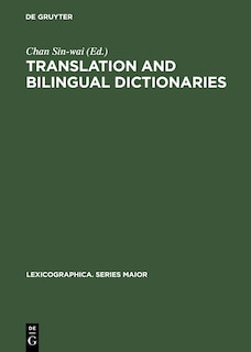 Front cover_Translation and Bilingual Dictionaries