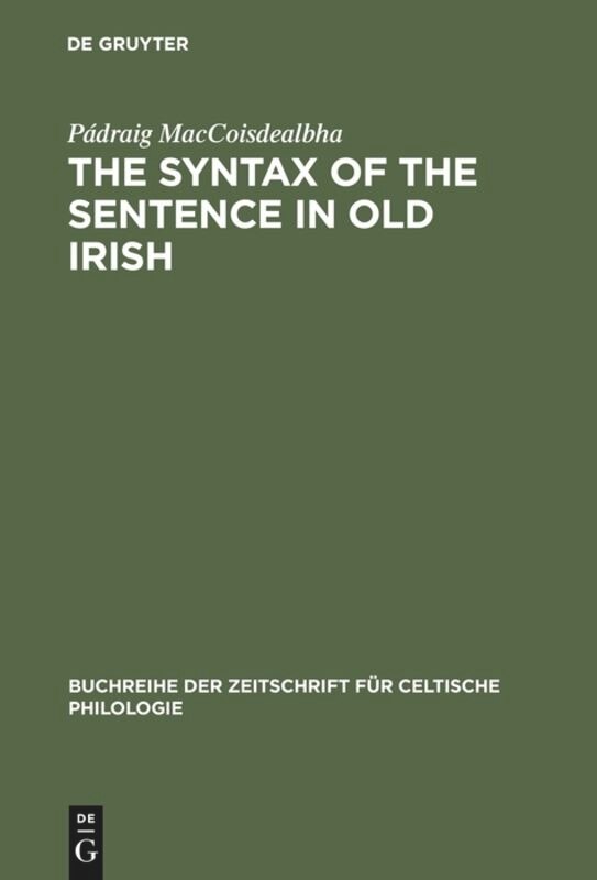 Couverture_The Syntax of the Sentence in Old Irish