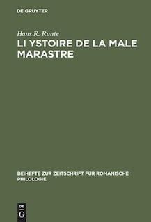 Couverture_Li Ystoire de la male marastre