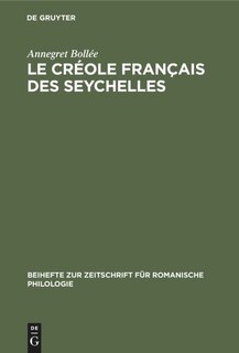 Front cover_Le Créole Français Des Seychelles