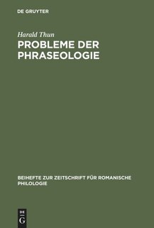 Front cover_Probleme der Phraseologie