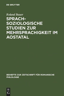 Couverture_Sprachsoziologische Studien zur Mehrsprachigkeit im Aostatal