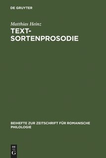 Front cover_Textsortenprosodie