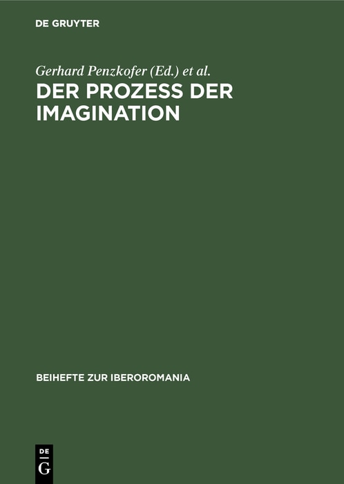 Front cover_Der Prozeß der Imagination