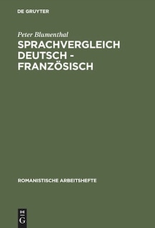 Couverture_Sprachvergleich Deutsch - Französisch