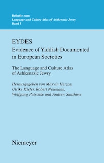 Couverture_EYDES (Evidence of Yiddish Documented in European Societies)