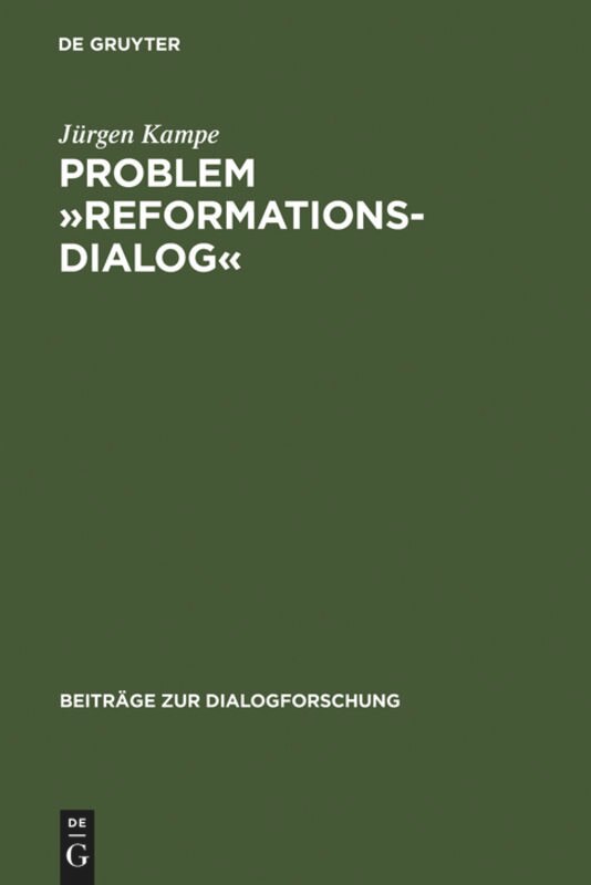 Couverture_Problem »Reformationsdialog«