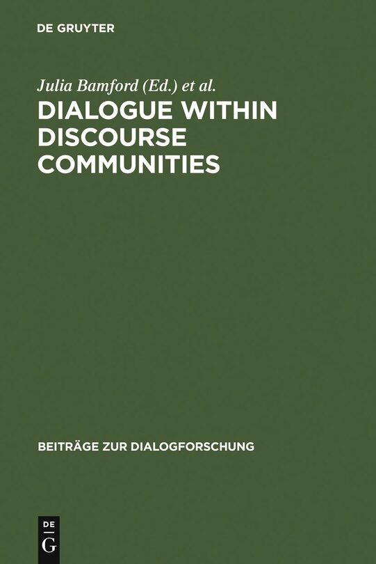 Dialogue Within Discourse Communities: Metadiscursive Perspectives on Academic Genres