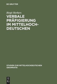 Front cover_Verbale Präfigierung im Mittelhochdeutschen