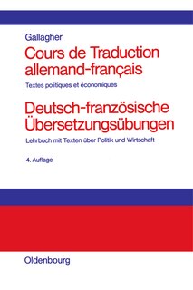 Couverture_Cours de Traduction Allemand-Francais. Deutsch-Franz&ouml;sische &Uuml;bersetzungs&uuml;bungen