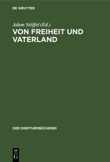 Front cover_Von Freiheit Und Vaterland