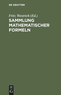 Couverture_Sammlung mathematischer Formeln