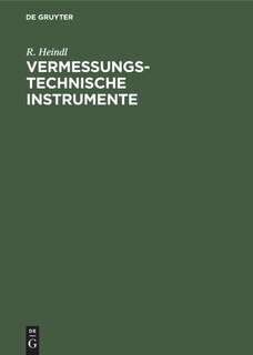 Couverture_Vermessungstechnische Instrumente