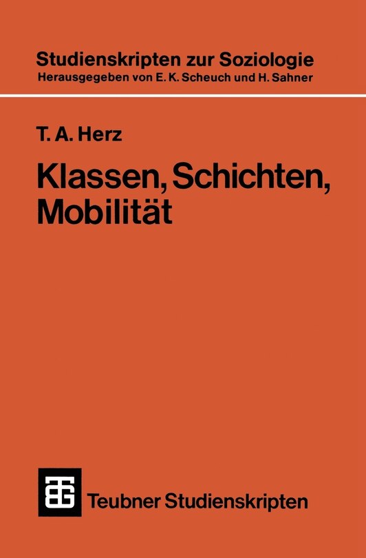Front cover_Klassen, Schichten, Mobilität