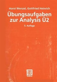 Front cover_Übungsaufgaben zur Analysis Ü 2
