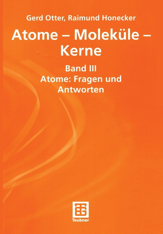 Front cover_Atome -- Moleküle -- Kerne