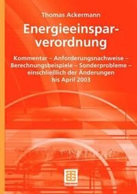 Front cover_Energieeinsparverordnung