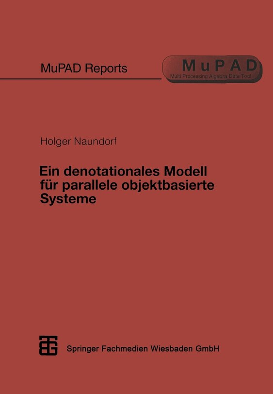 Front cover_Ein denotationales Modell für parallele objektbasierte Systeme