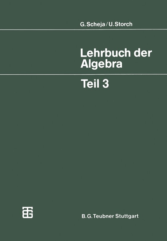 Couverture_Lehrbuch der Algebra