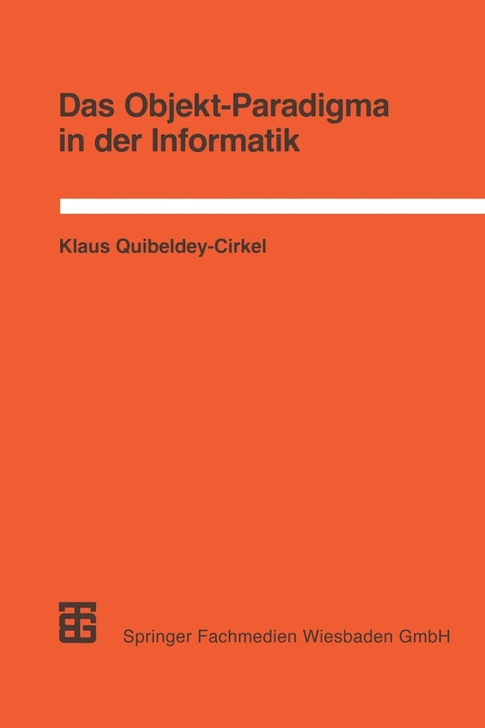 Front cover_Das Objekt-Paradigma in der Informatik