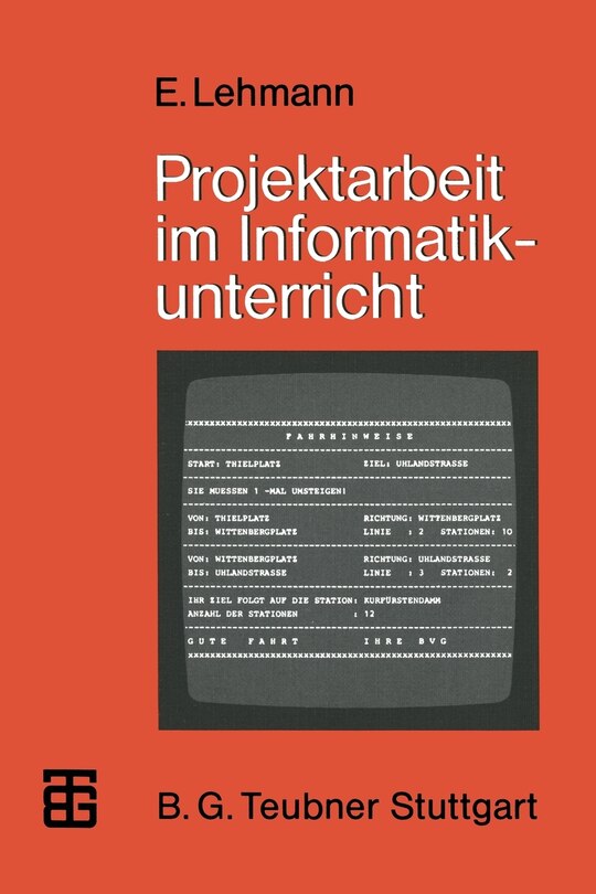 Front cover_Projektarbeit Im Informatikunterricht