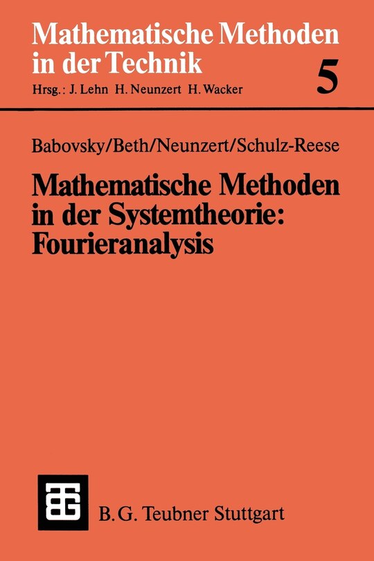 Couverture_Mathematische Methoden in Der Systemtheorie