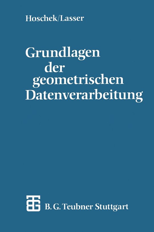 Front cover_Grundlagen der geometrischen Datenverarbeitung