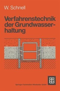 Front cover_Verfahrenstechnik der Grundwasserhaltung