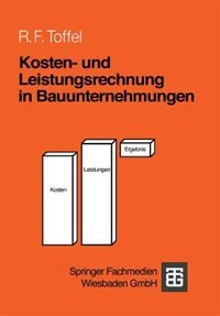 Front cover_Kosten- und Leistungsrechnung in Bauunternehmungen