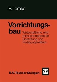 Front cover_Vorrichtungsbau