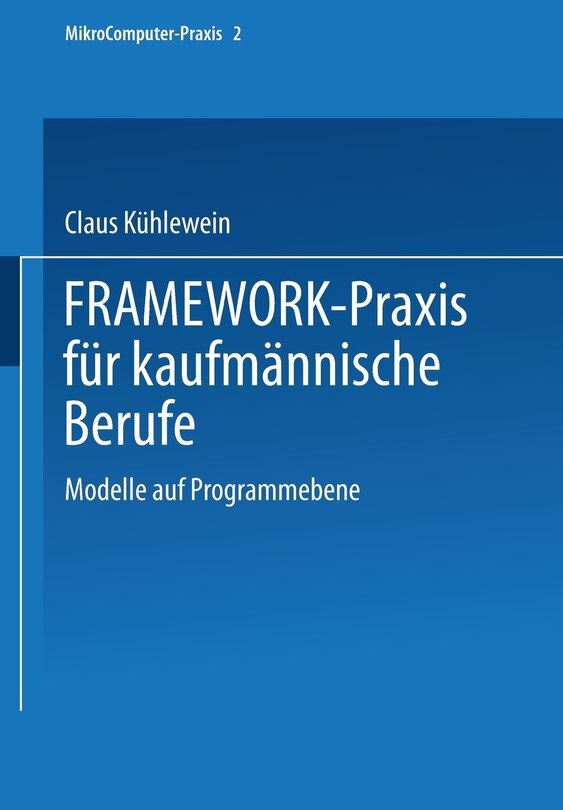 FRAMEWORK-Praxis für kaufmännische Berufe: Modelle auf Programmebene