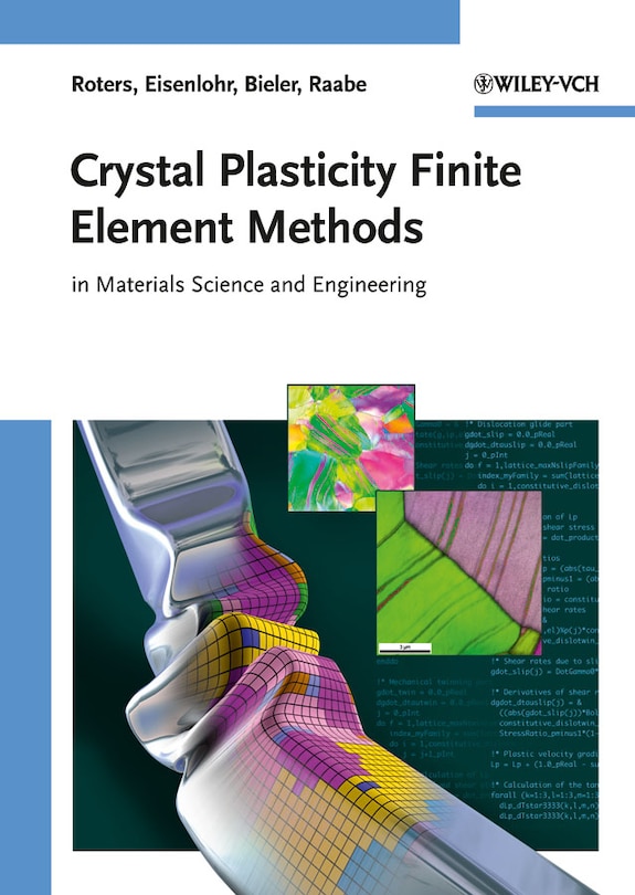 Couverture_Crystal Plasticity Finite Element Methods