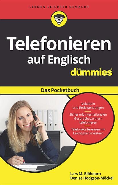 Front cover_Telefonieren auf Englisch fur Dummies Das Pocketbuch