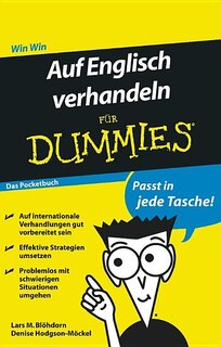 Front cover_Auf Englisch verhandeln fur Dummies Das Pocketbuch