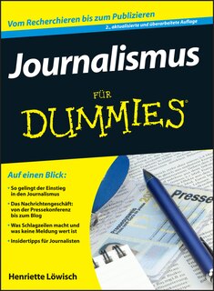 Front cover_Journalismus für Dummies