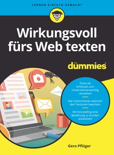 Front cover_Wirkungsvoll fürs Web texten für Dummies