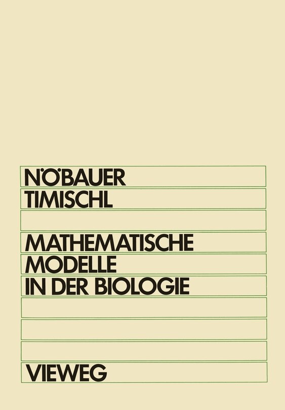Front cover_Mathematische Modelle in der Biologie