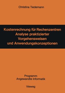 Front cover_Kostenrechnung für Rechenzentren